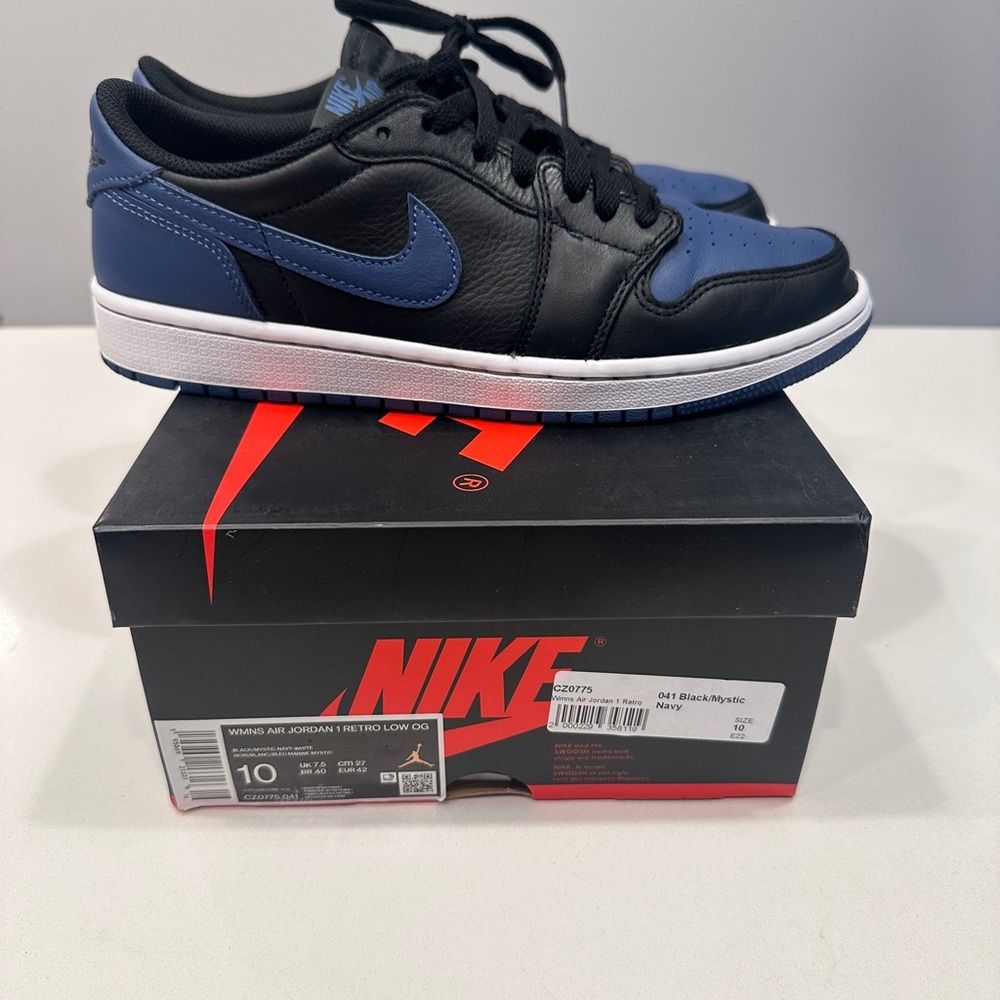 Nike Air Jordan 1 Low OG Mystic Navy 8.5 M USED